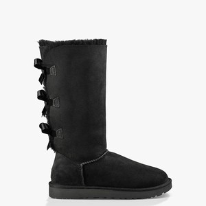 Ugg Bailey Bow Tall II Klassiska Stövlar Dam Svarta (936482MPH)